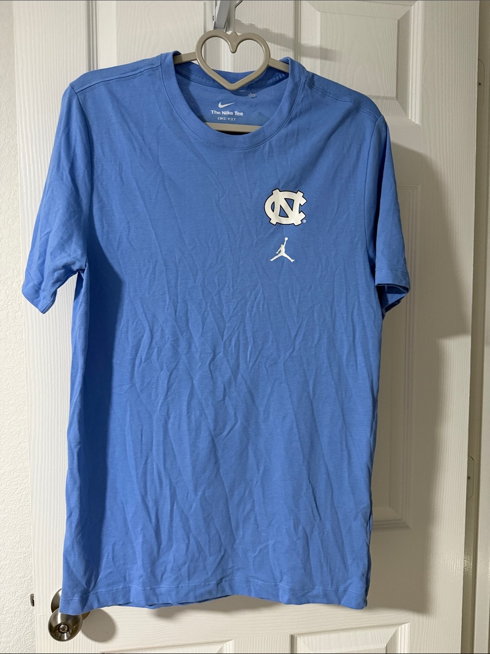 Nike Men's Carolina Blue Jordan Tee with UNC Logo